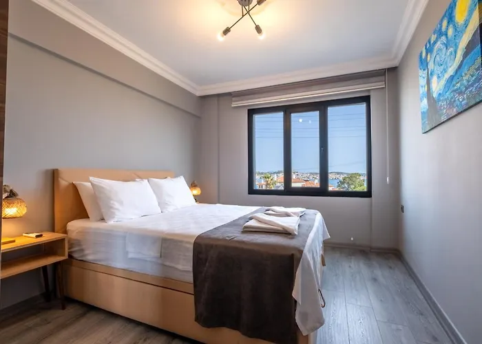 Select Cunda - Sea View With Garden 2 Bedroom At Cunda Island Apartamento *